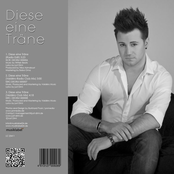 Produktrückseite eines Just Dimi Energy Drinks mit Inhaltsstoffen und Warnhinweisen